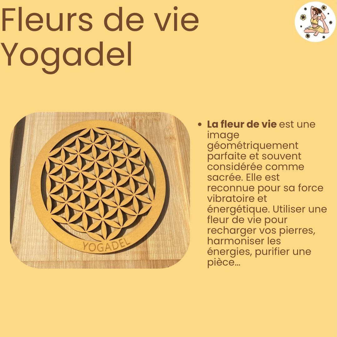 Fleurs de vie en bois — vue 1 sur 7