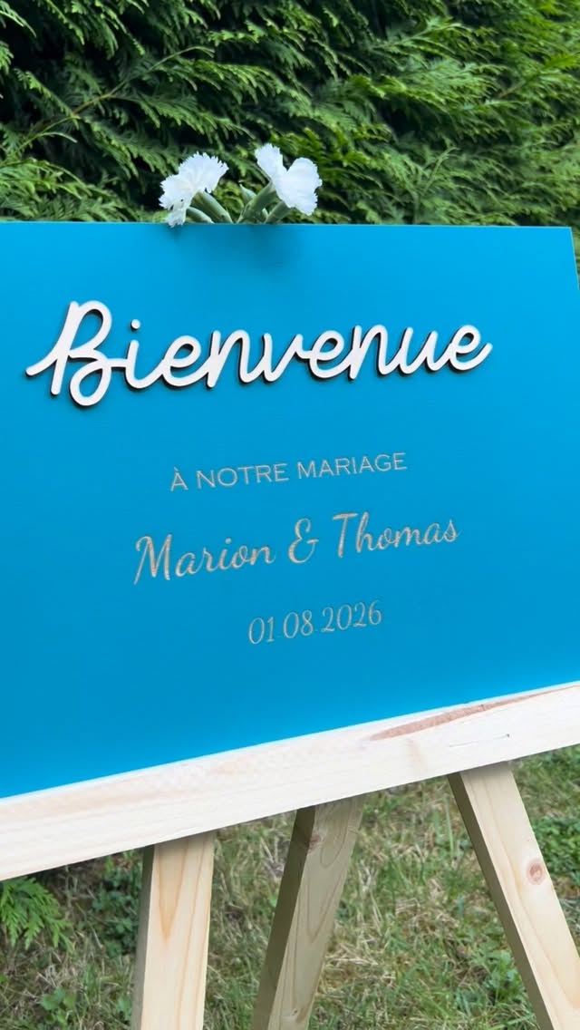 Panneau Marion & Thomas — vue 1 sur 1
