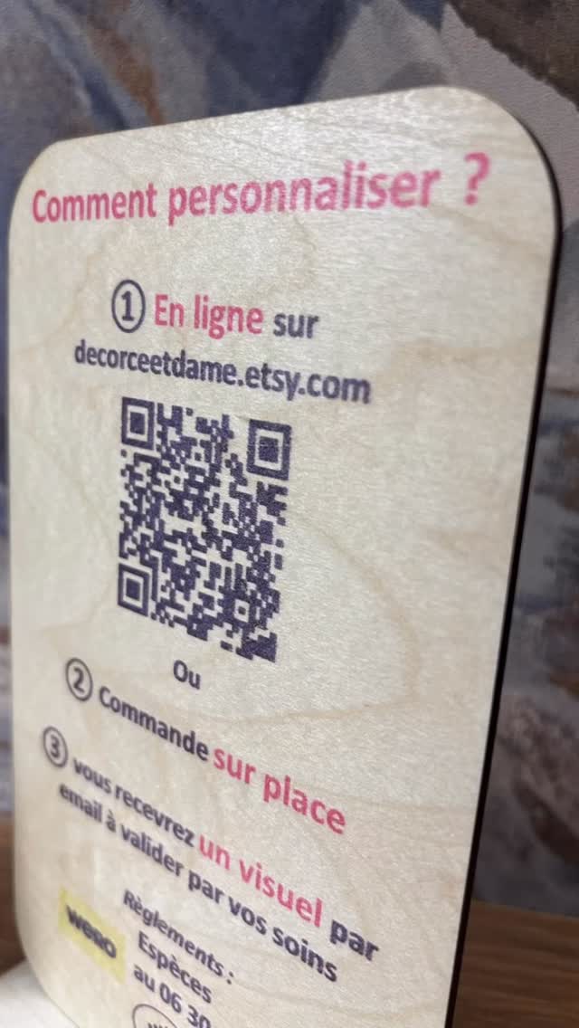 Présentoirs avec QR codes — vue 1 sur 1