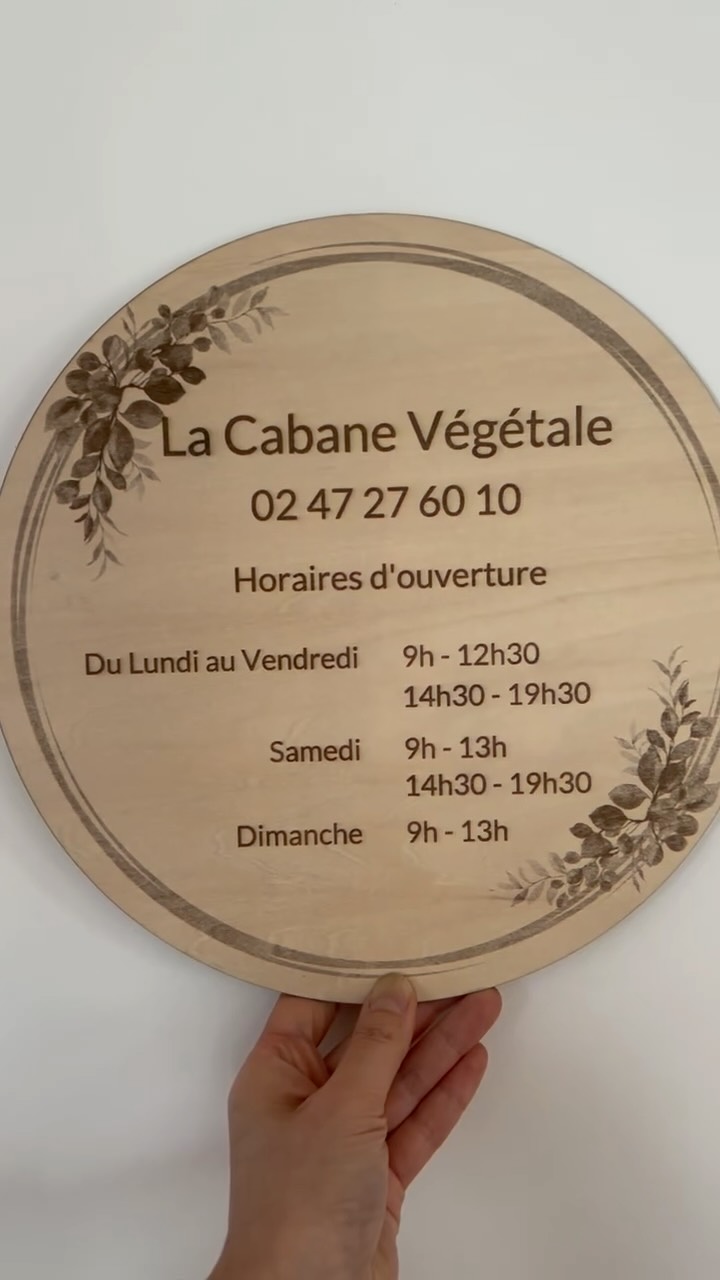 Panneau La Cabane Végétale — vue 1 sur 1