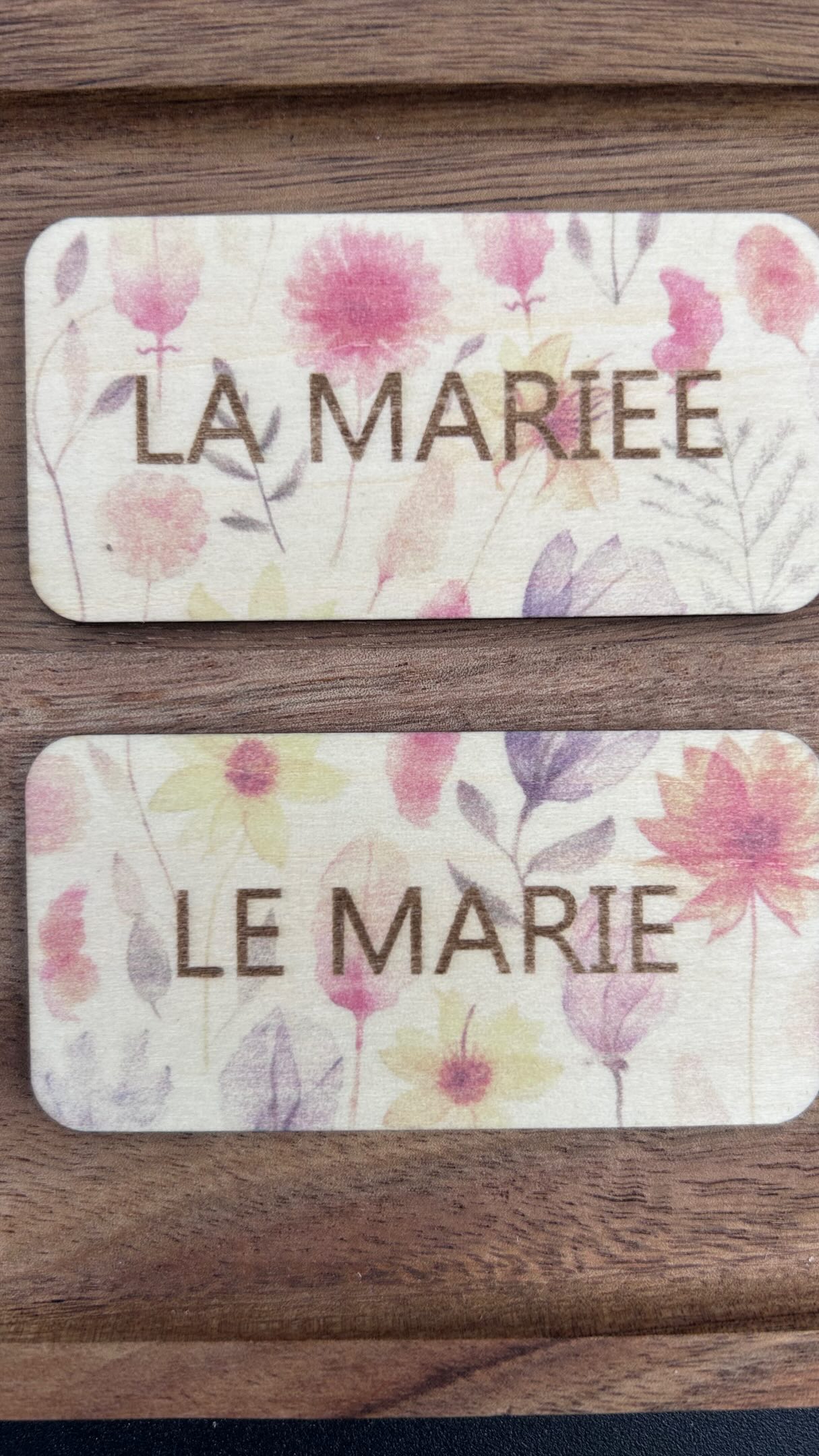 Marque-places fleuris — vue 1 sur 1